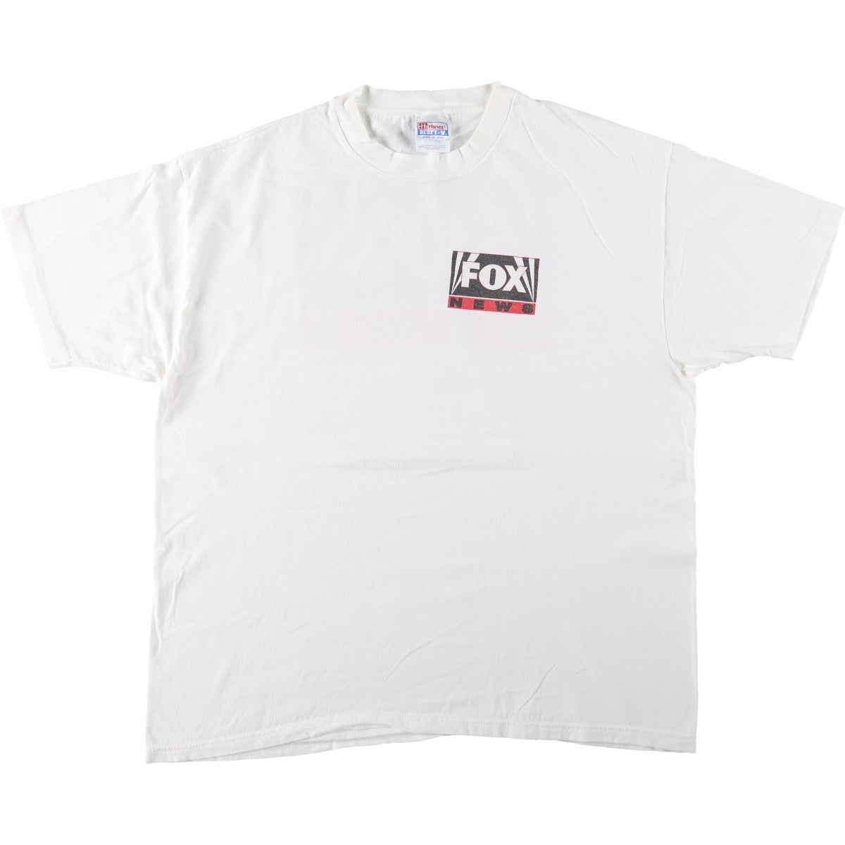 古着 90年代 ヘインズ Hanes BEEFY-T FOX NEWS アドバタイジングT