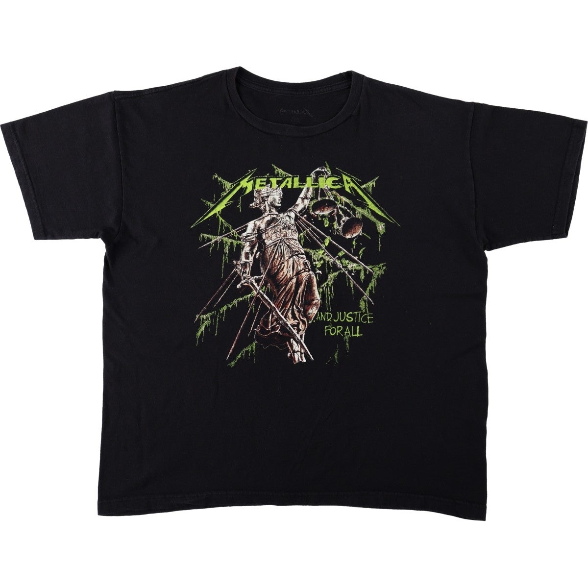 古着 Metallica メタリカ バンドTシャツ バンT メンズXL相当