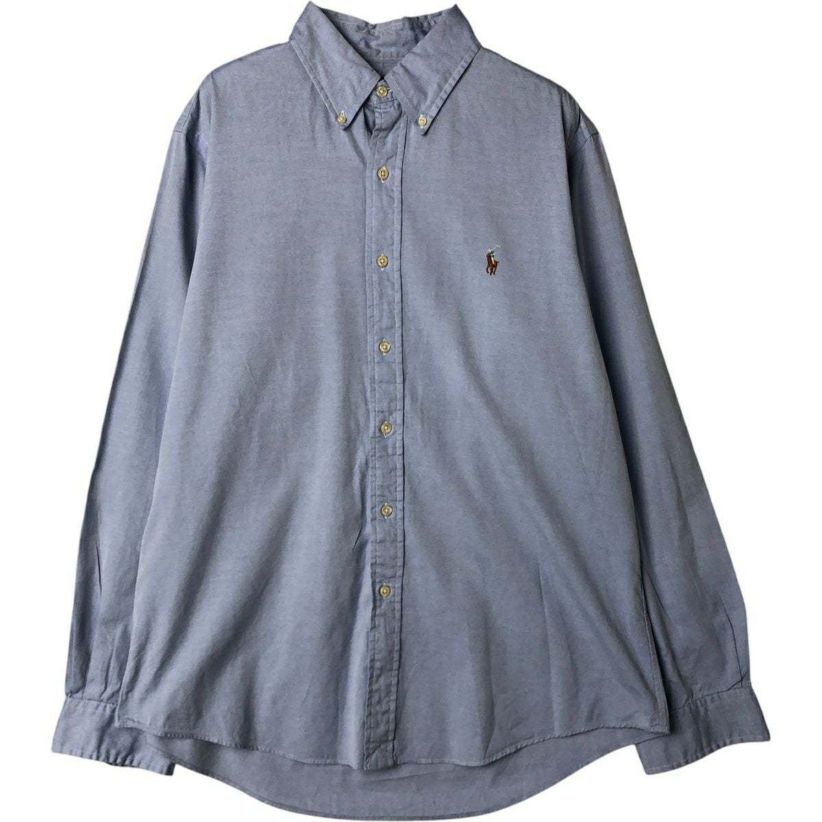 古着 ラルフローレン Ralph Lauren CUSTOM FIT 半袖 ボタンダウン