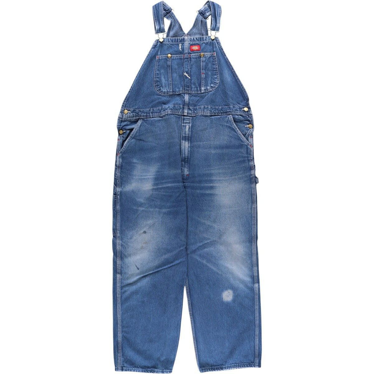 古着 ビッグサイズ ディッキーズ Dickies デニムオーバーオール メンズ