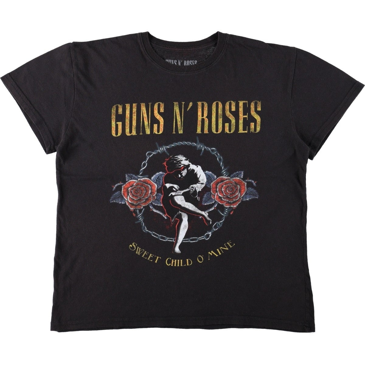 古着 GUNS N ROSES ガンズアンドローゼズ バンドTシャツ バンT メンズM
