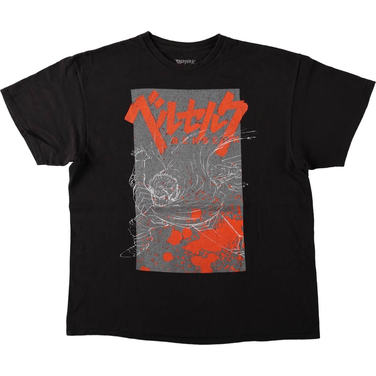 古着 BERSERK ベルセルク アニメ キャラクタープリントTシャツ メンズL