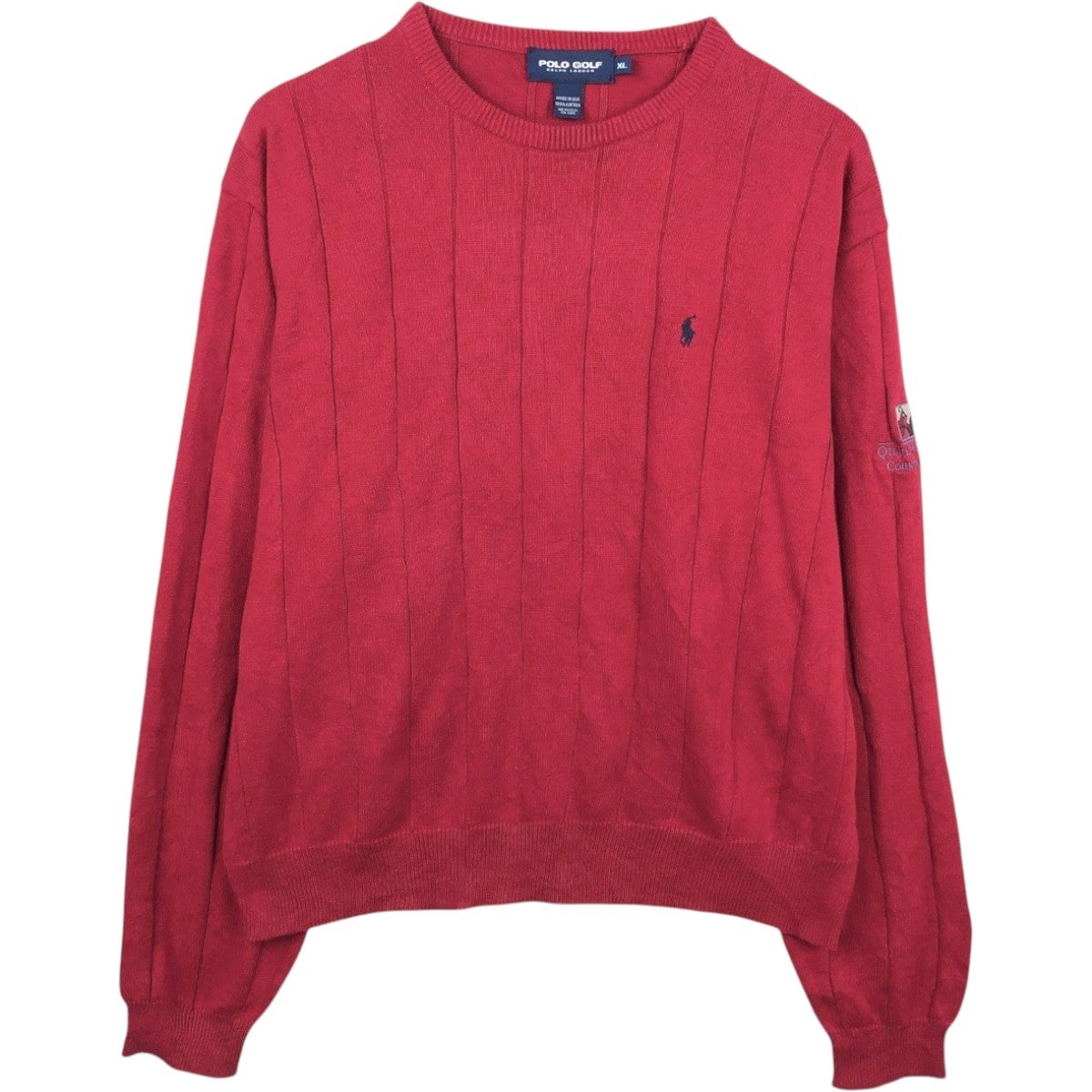 古着 90年代 ラルフローレン Ralph Lauren POLO GOLF ポロゴルフ リブ