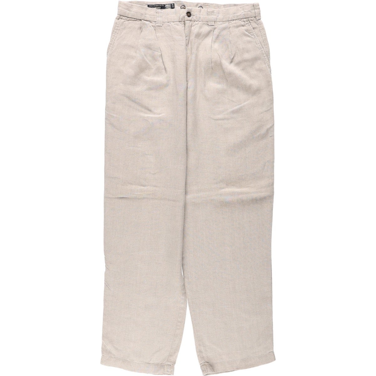 古着 ギャップ GAP ツータック リネンパンツ スラックス メンズw32相当