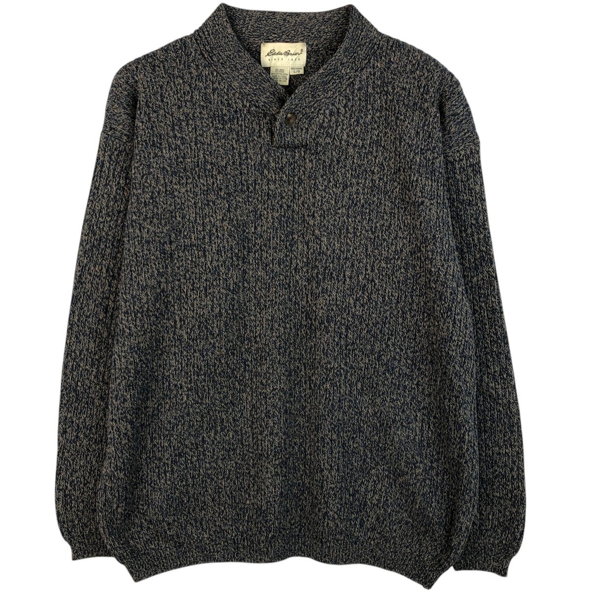 古着 エディーバウアー Eddie Bauer Vネック コットンニットベスト