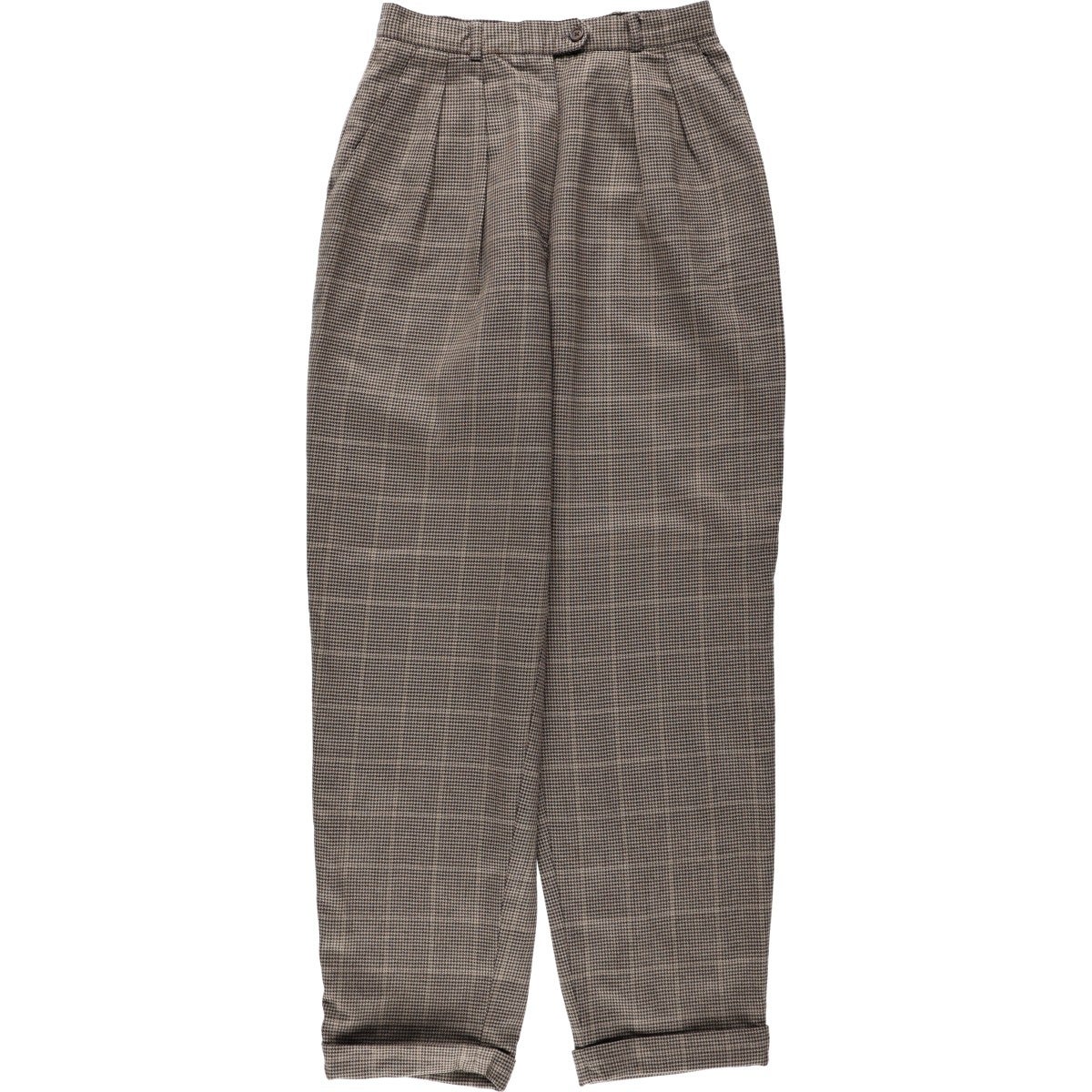 新品　Ralph laulen 千鳥柄パンツ　ブラウン　S スリムフィット 古着 ラルフローレン Ralph Lauren LAUREN ローレン 千鳥格子柄