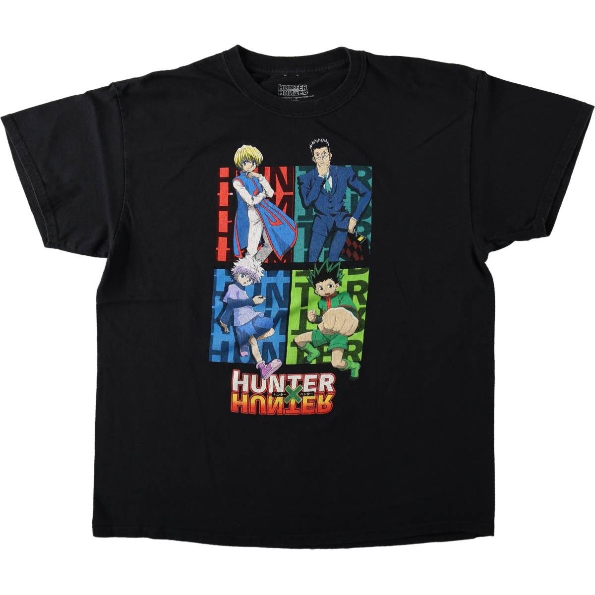 古着 HUNTER×HUNTER ハンターハンター アニメ キャラクタープリントT