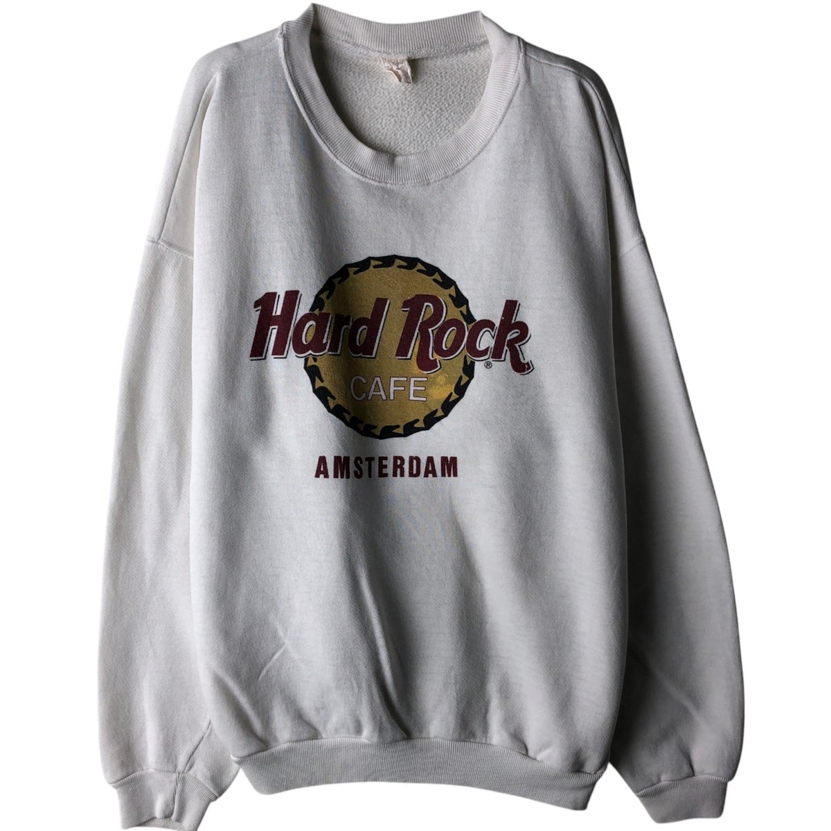古着 HARD ROCK CAFE ハードロックカフェ アドバタイジング スウェット