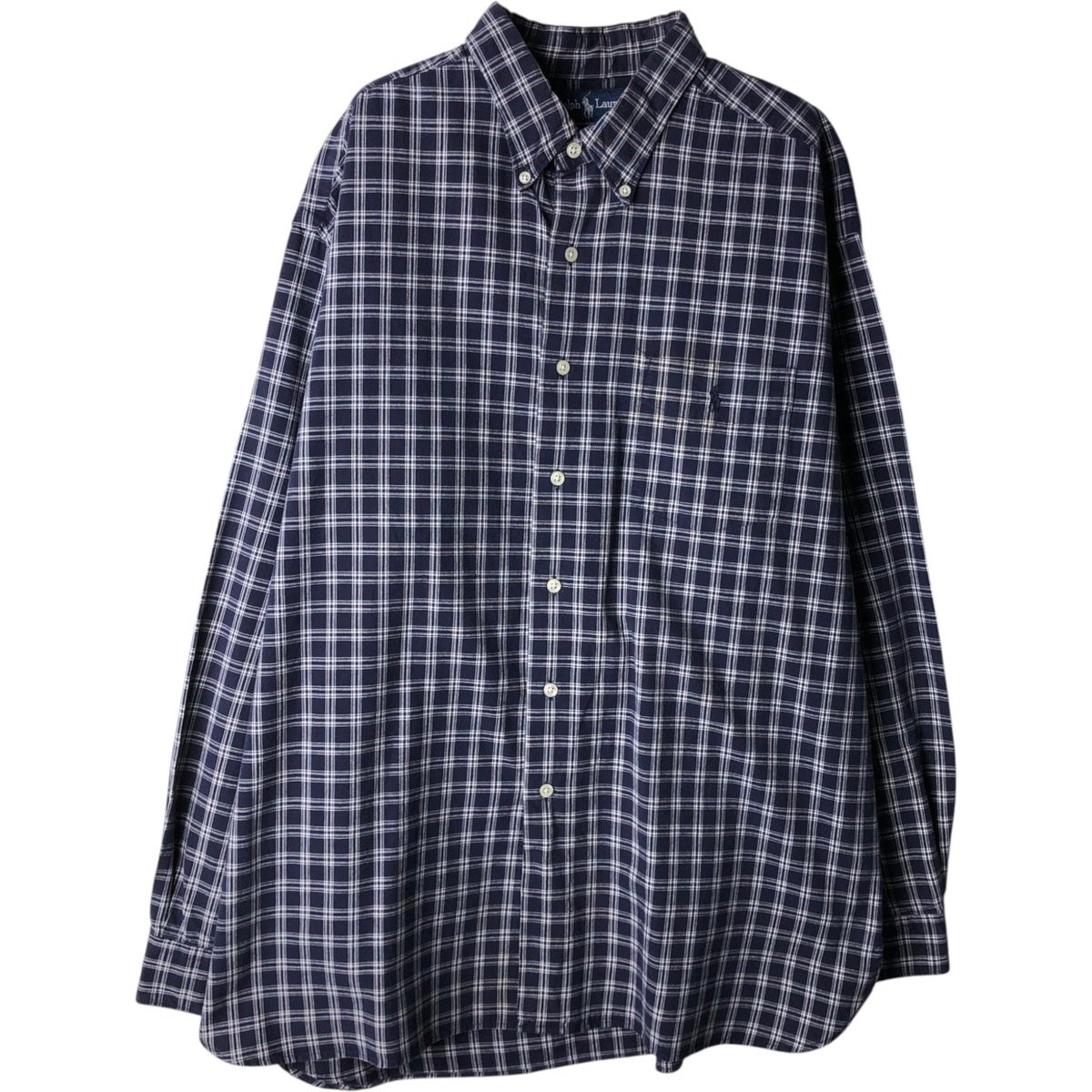 Ralph Lauren GREGGOR ボタンダウンシャツXXL 古着 ラルフローレン Ralph Lauren GREGGOR 長袖 ボタンダウンチェック