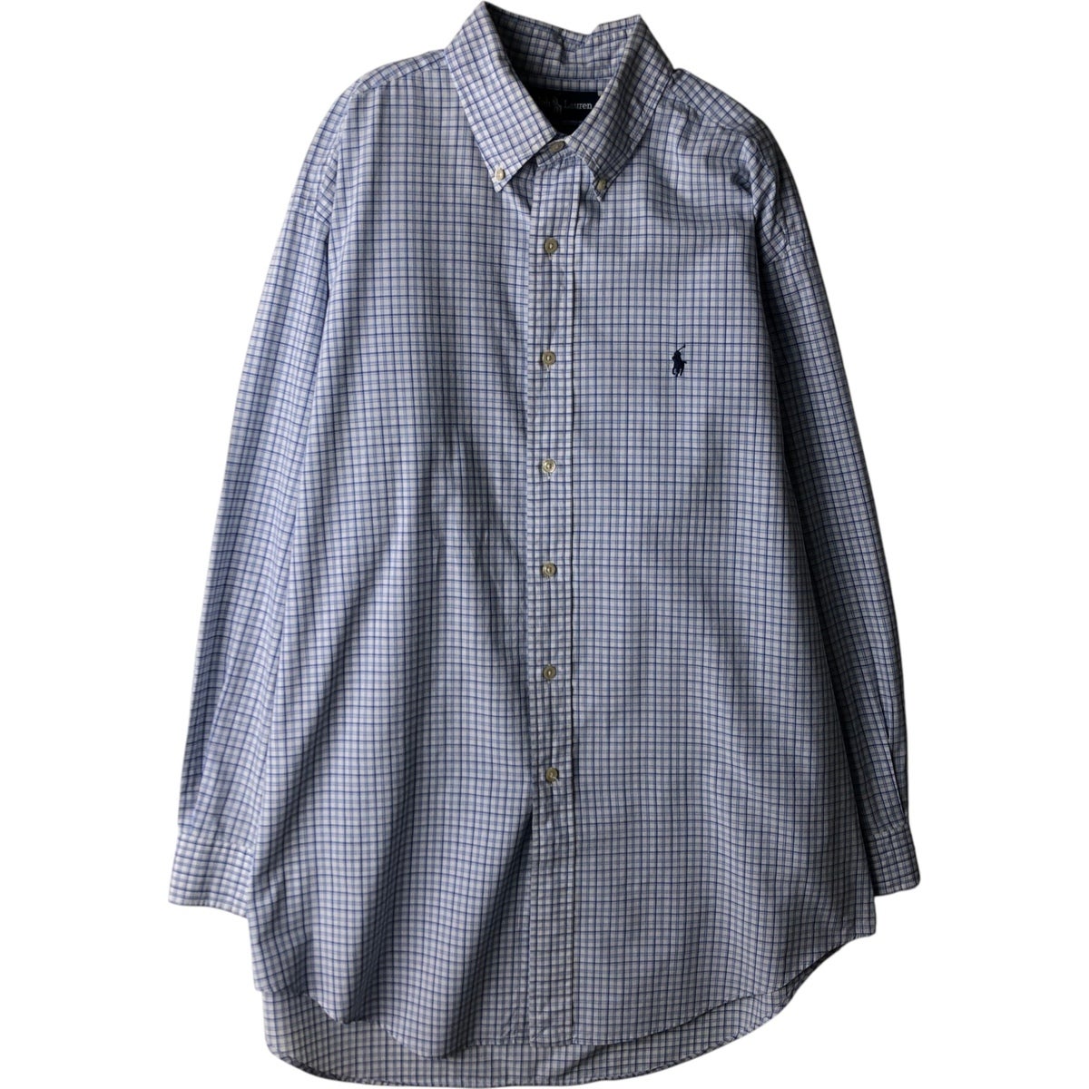 古着 ラルフローレン Ralph Lauren YARMOUTH 長袖 ボタンダウンチェックシャツ メンズL相当/eaa629037 古着 ラルフローレン Ralph Lauren YARMOUTH 長袖 ボタンダウン