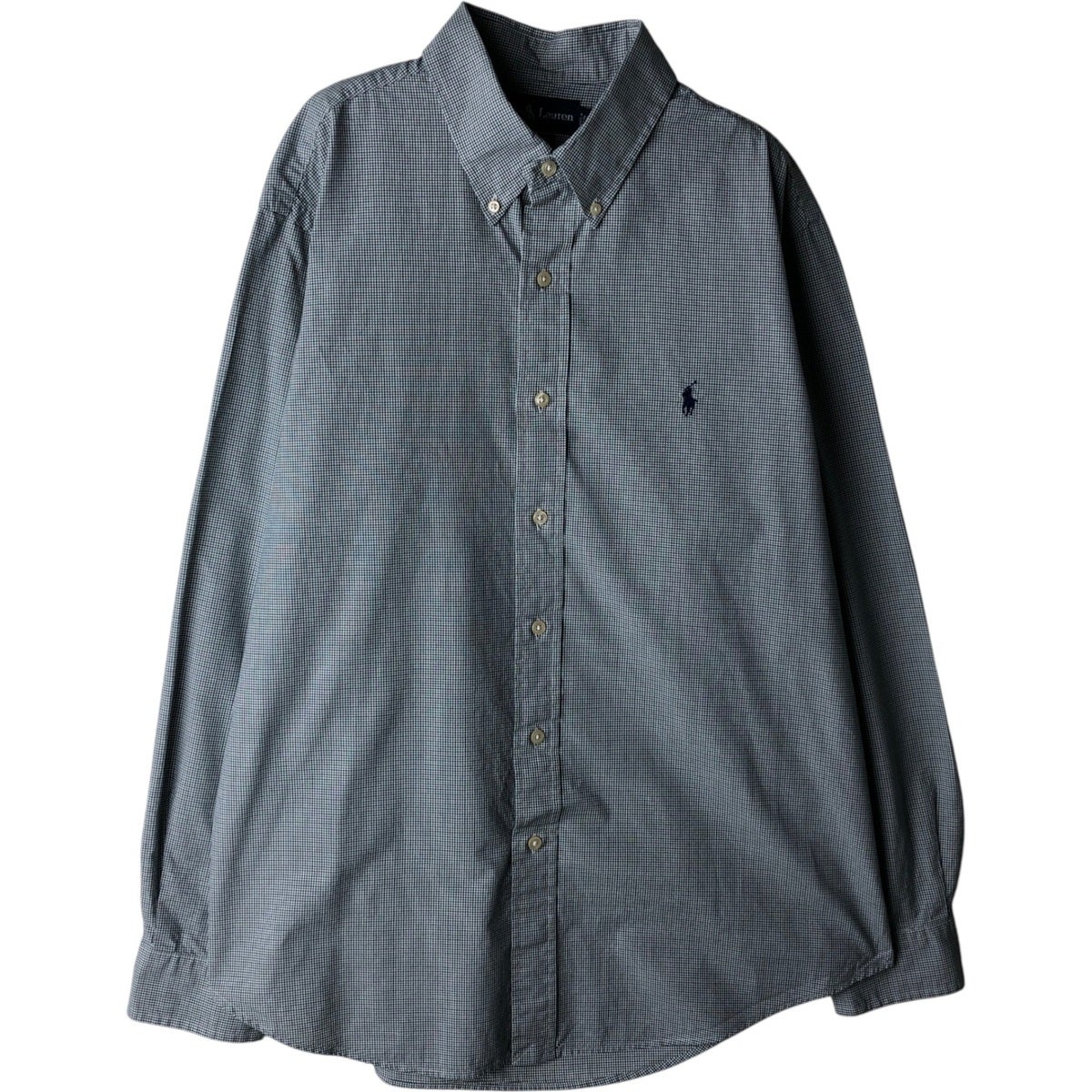 古着 ラルフローレン Ralph Lauren 120's 2-ply 長袖 ボタンダウン