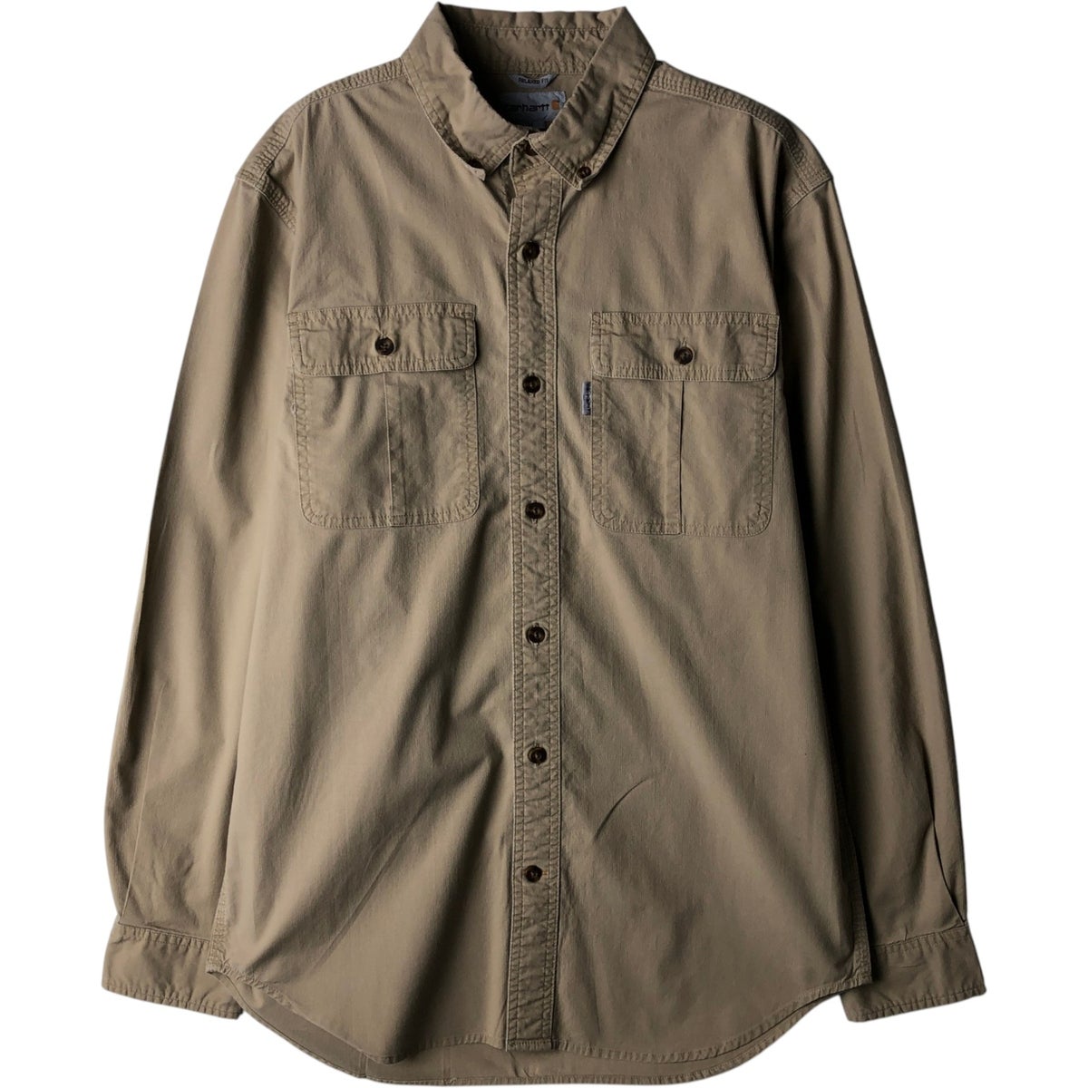 古着 カーハート Carhartt ORIGINAL FIT 長袖 ボタンダウン ワーク