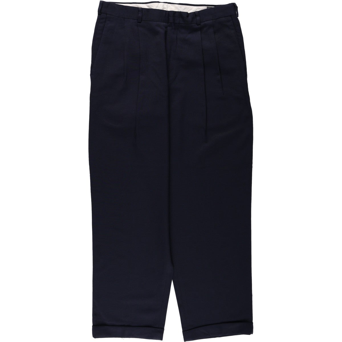 古着 slates ORIGINAL FIT ツータック スラックスパンツ メンズw34相当