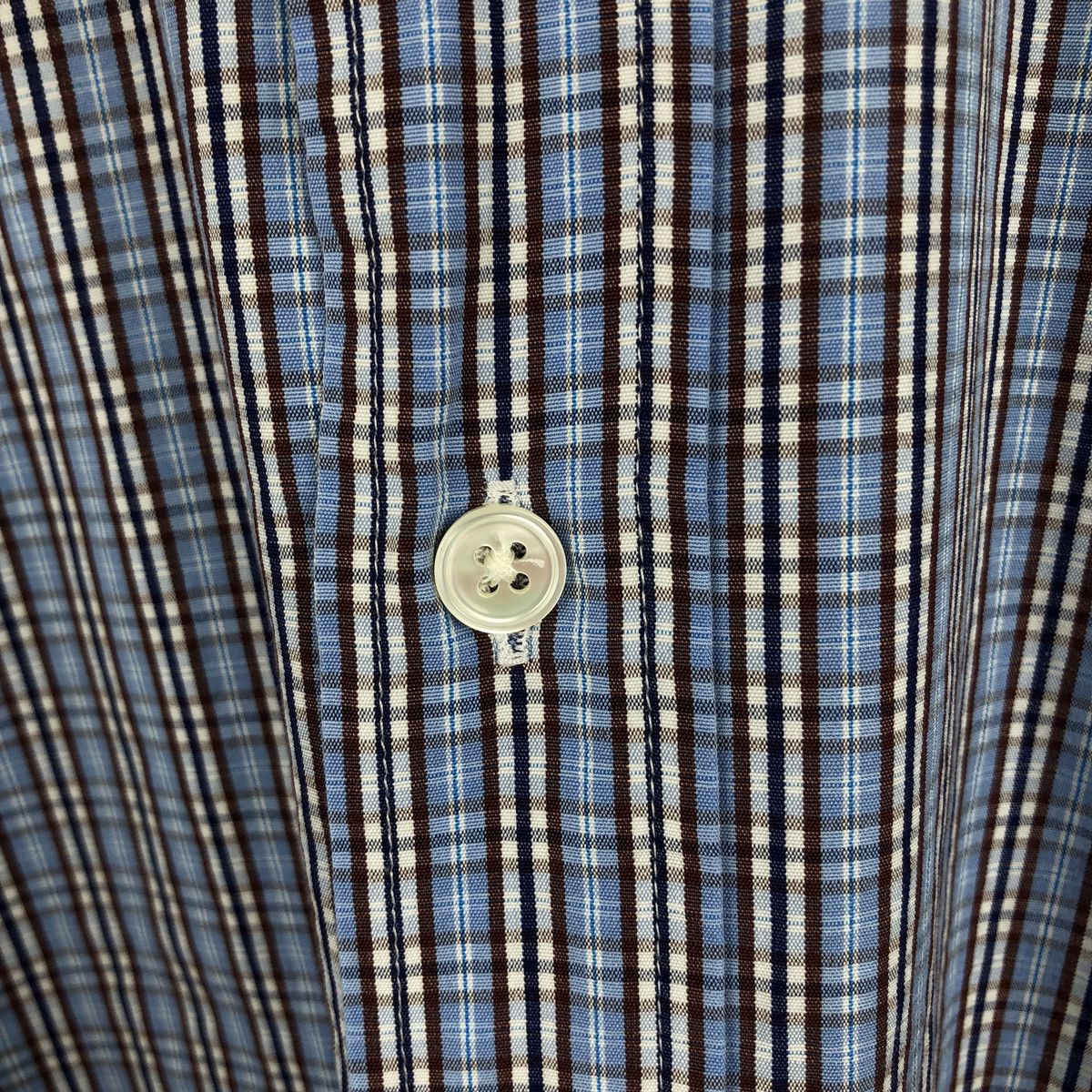 古着 アクアスキュータム Aquascutum Classic Fit ワイドカラー 長袖