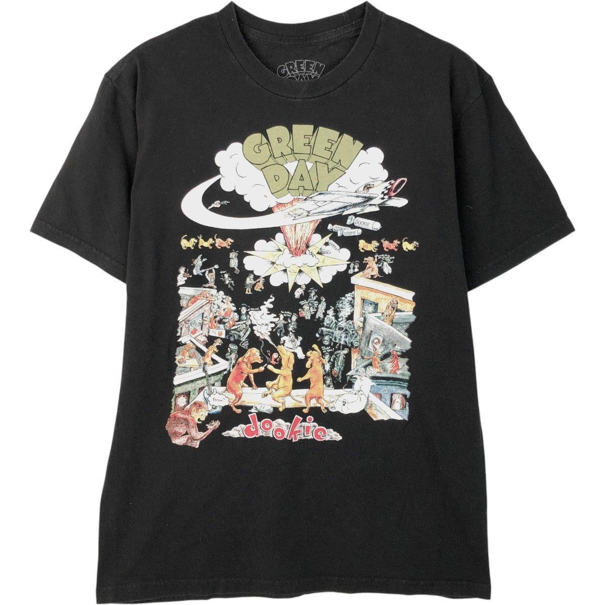 古着 GREEN DAY グリーンデイ バンドTシャツ バンT メンズS相当