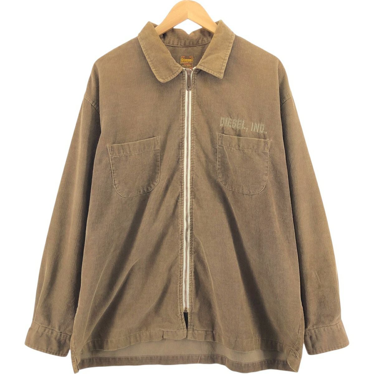 古着 90年代 ディーゼル DIESEL 長袖 コーデュロイシャツ イタリア製