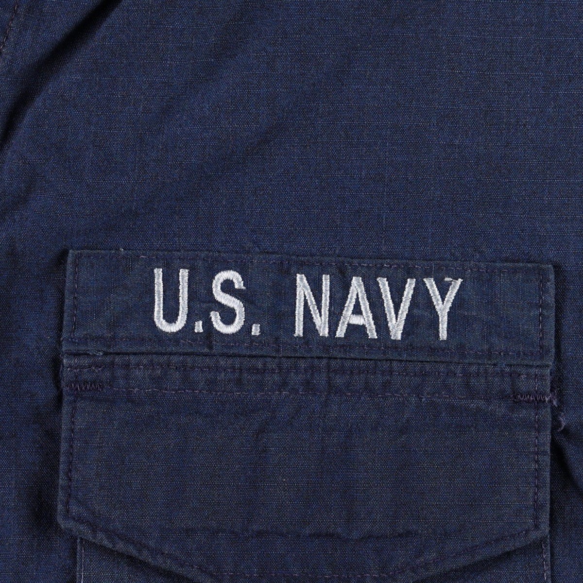 古着 米軍実品 U.S.NAVY 2POC FRユニフォーム リップストップ