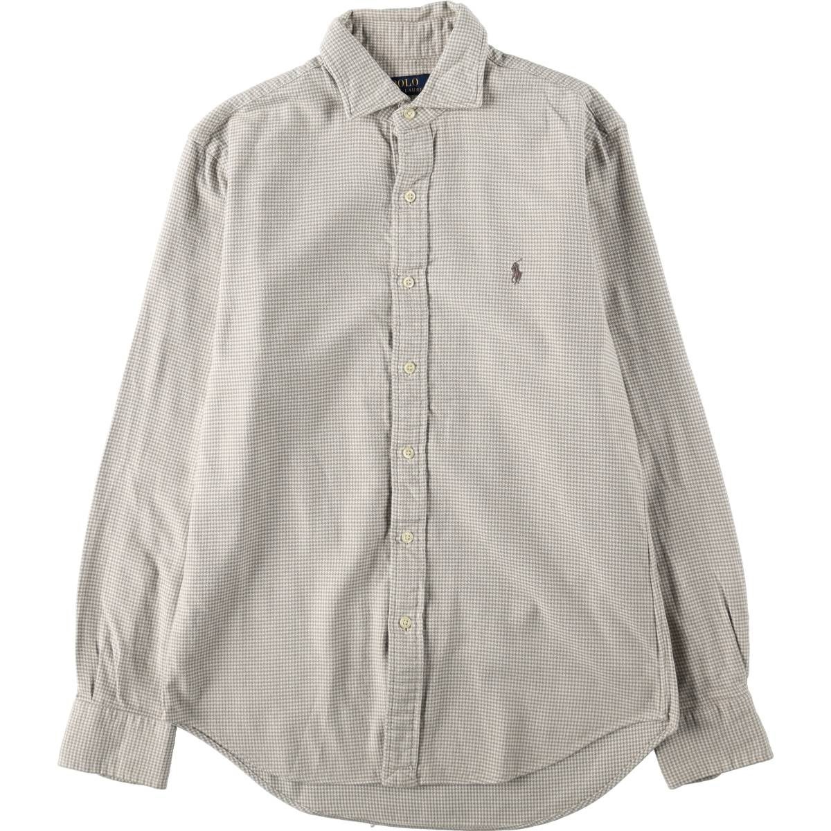 古着 ラルフローレン Ralph Lauren POLO RALPH LAUREN 千鳥格子柄 長袖