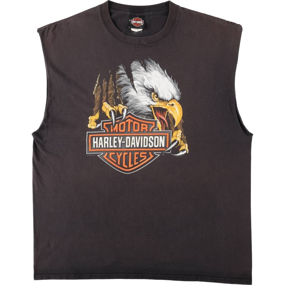 古着 ハーレーダビッドソン Harley-Davidson 鷲柄 イーグル柄