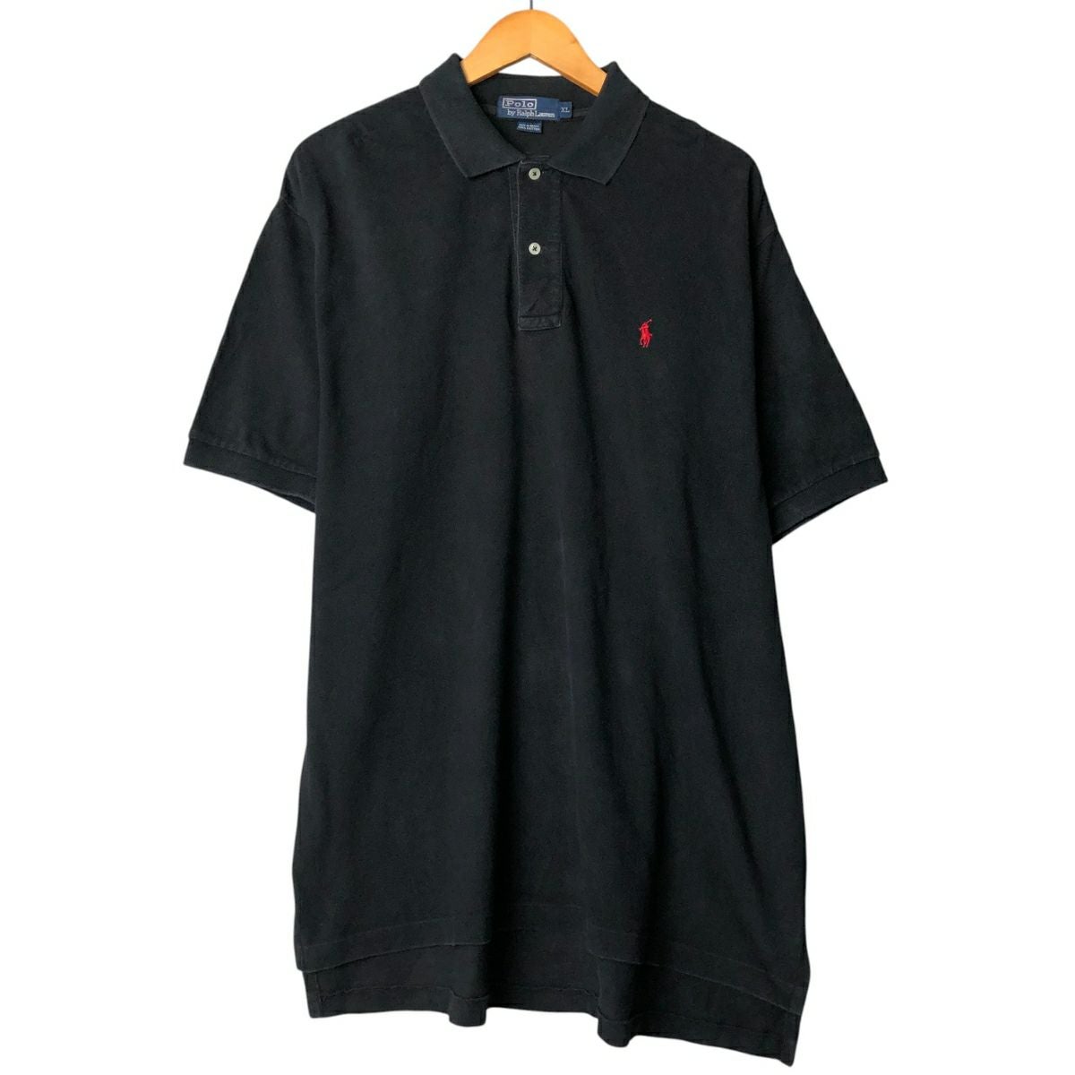 Ralph Lauren ブラック ポロシャツ XXL ビッグサイズ Polo Ralph Lauren ポロラルフローレン ビッグポニー