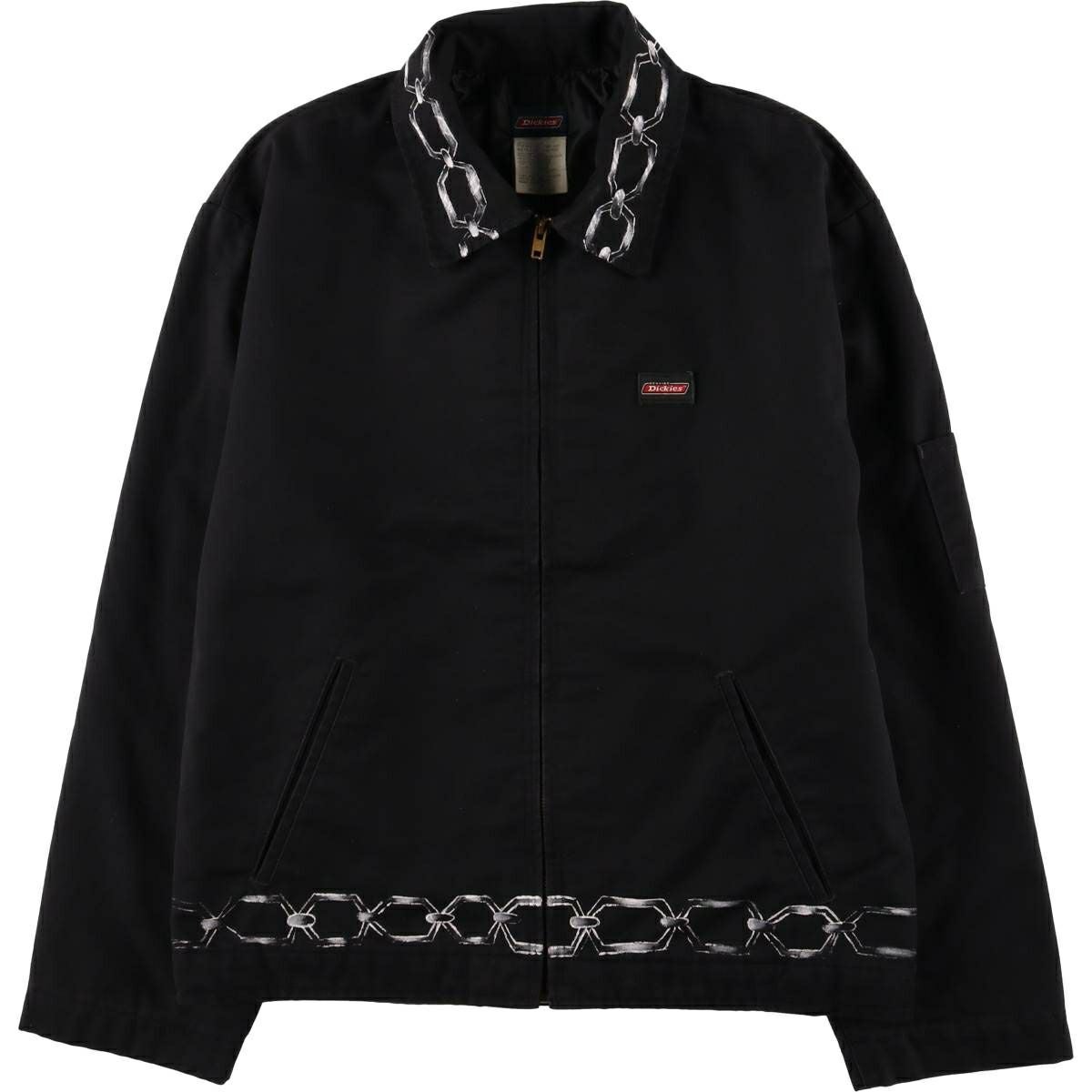 ディーキースDickies中線入りワークジャケットリメイク ディッキーズ 