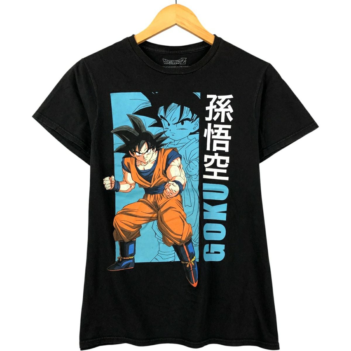 Dragon Ball 孫悟空 プリントTシャツ ブラック L 古着 DRAGONBALL Z ドラゴンボールZ 孫悟空 アニメ キャラクター