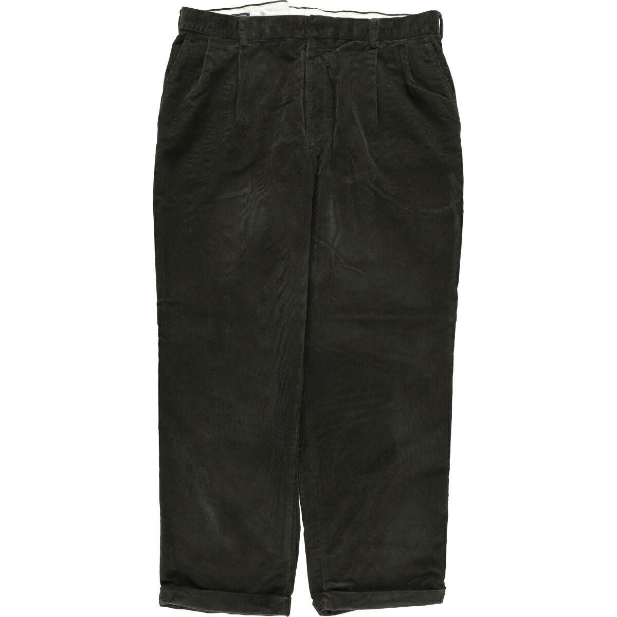 古着 00年代 ランズエンド LANDS END ツータック リネン×コットン