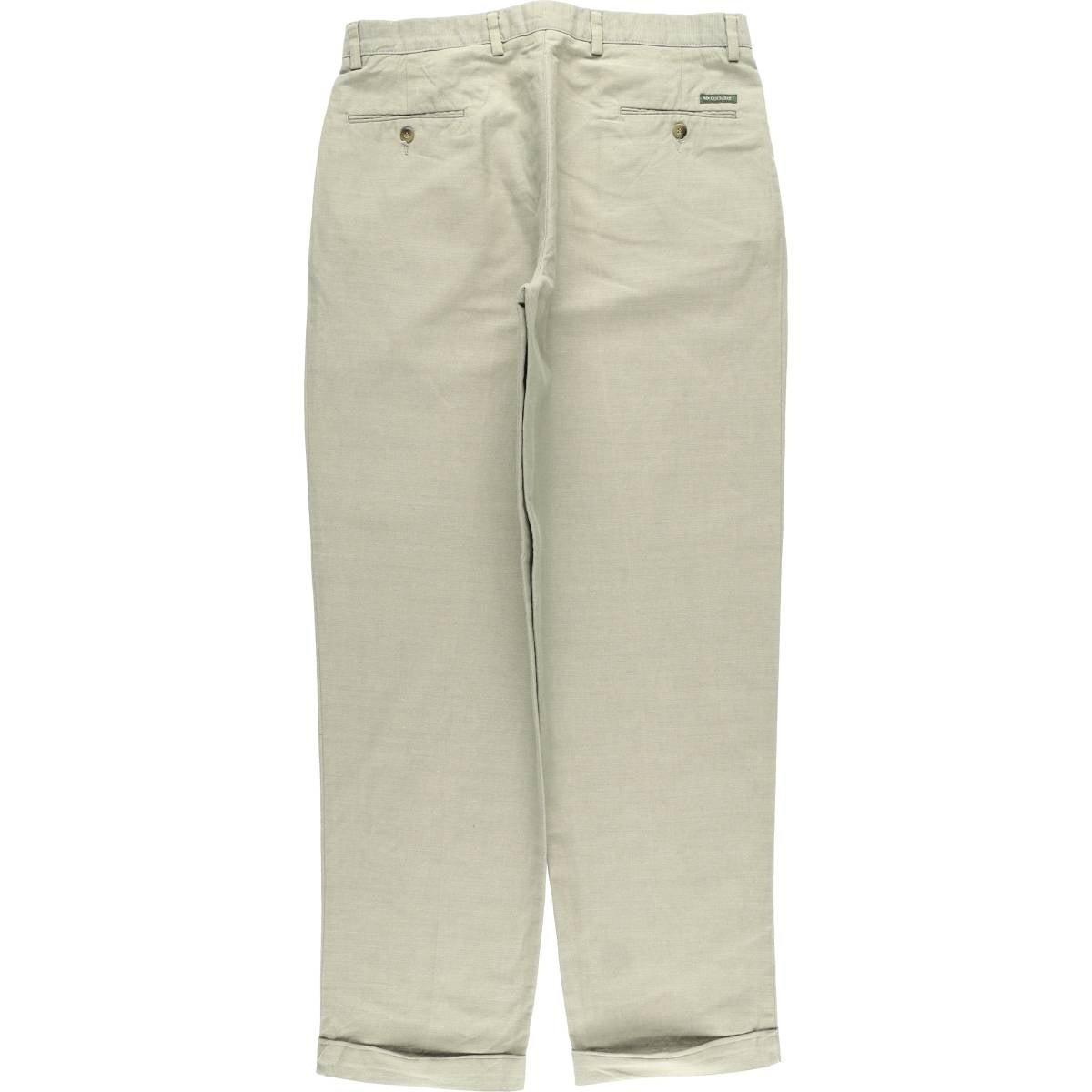 古着 90年代 ドッカーズ DOCKERS class A リネン×コットン スラックス