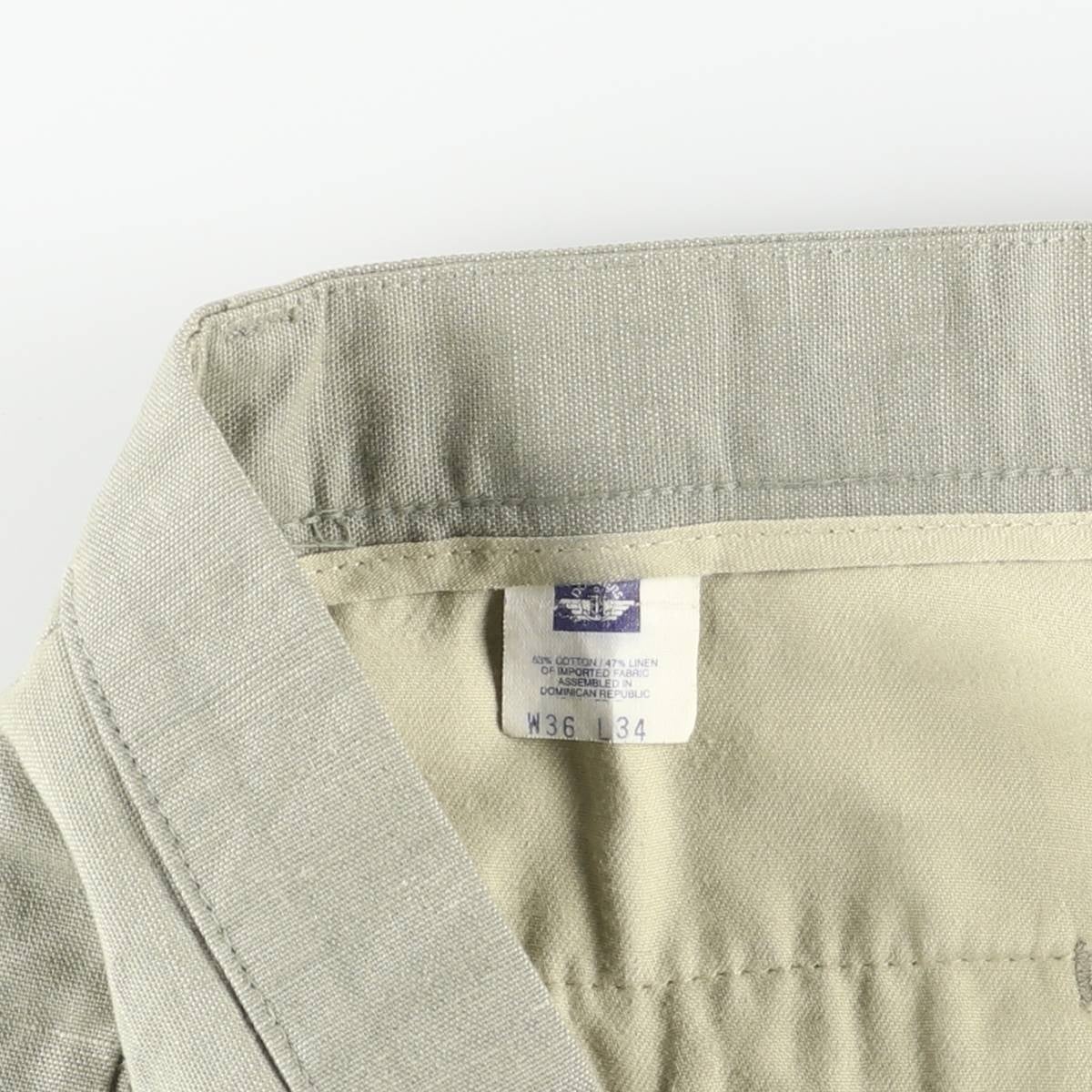古着 90年代 ドッカーズ DOCKERS class A リネン×コットン スラックス