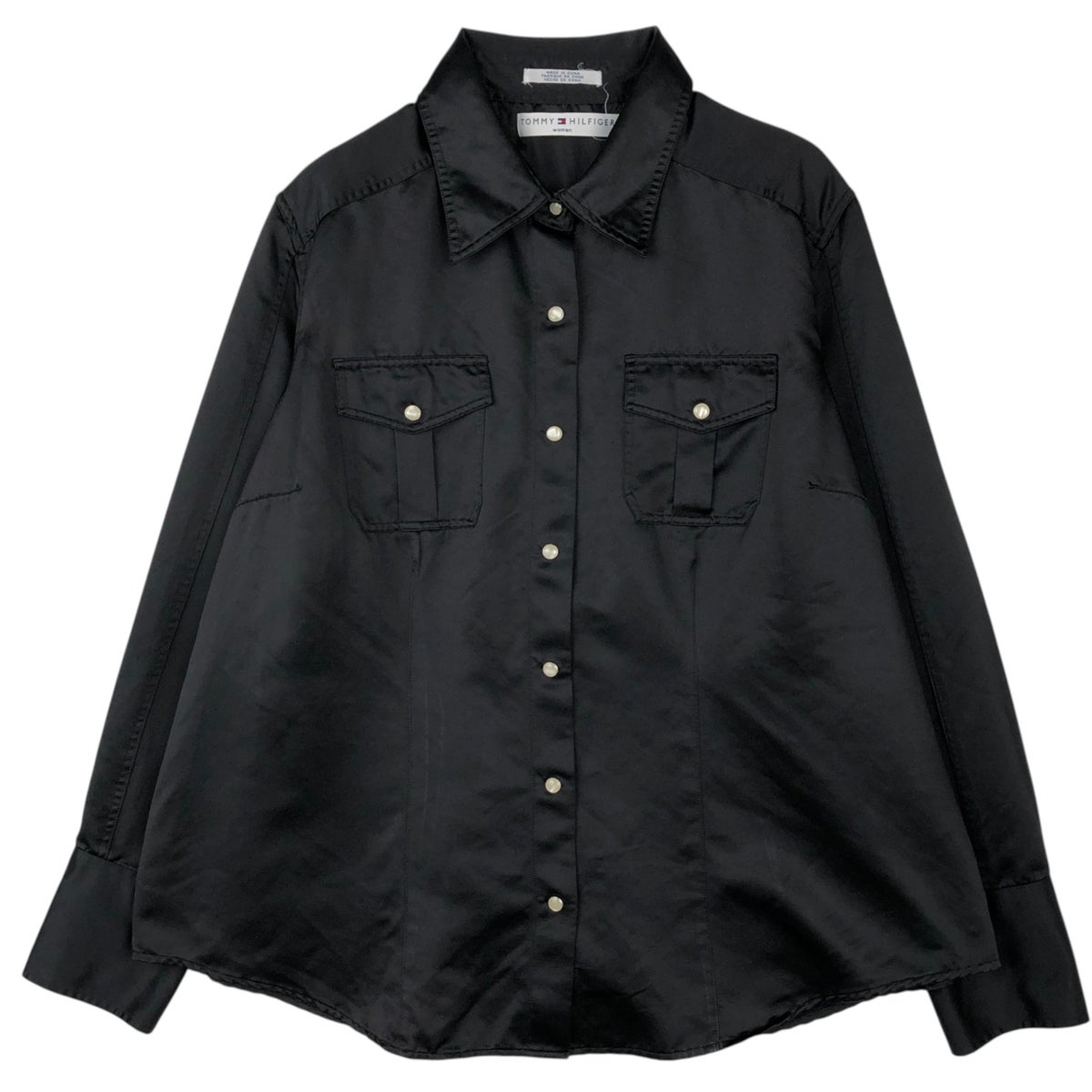 古着 トミーヒルフィガー TOMMY HILFIGER DENIM 長袖 コットンシャツ
