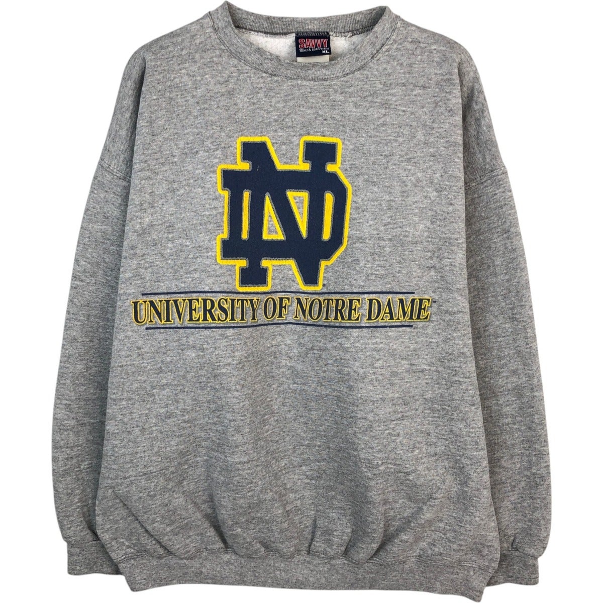 古着 80～90年代 LOGO 7 INC NOTRE DAME ノートルダム大学 カレッジ