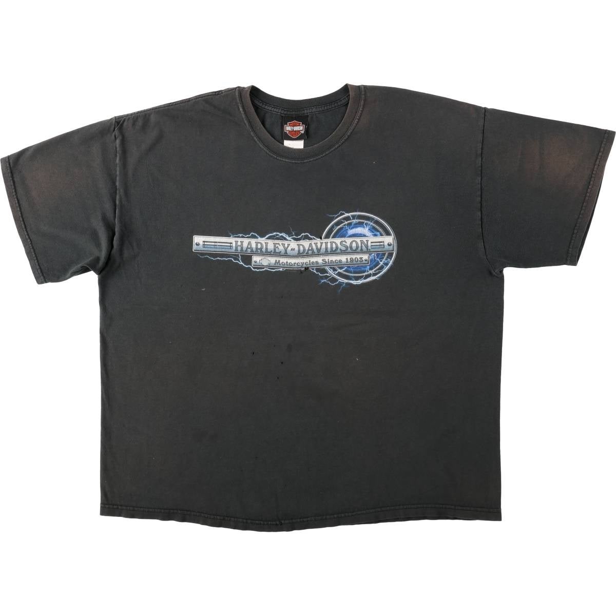 古着 ハーレーダビッドソン Harley-Davidson オオカミ柄 モーター