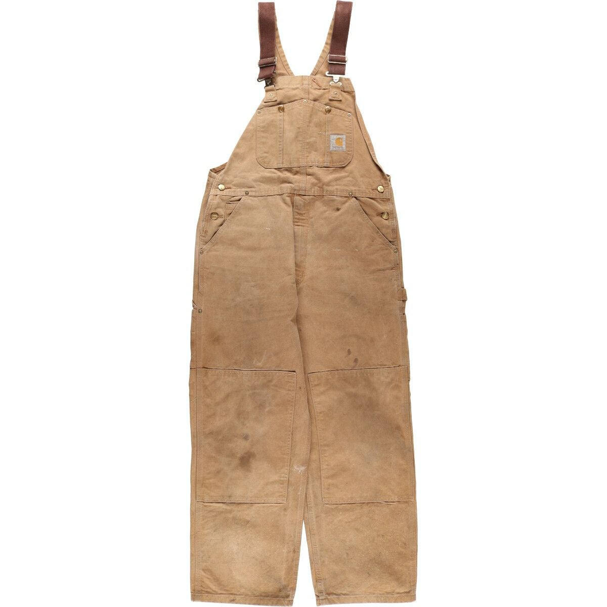 古着 00年代 カーハート Carhartt ダブルニー ダック オーバーオール