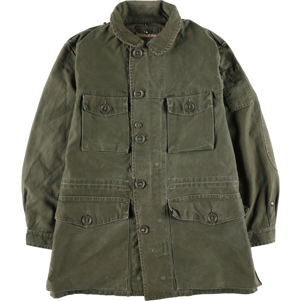 古着 民間品 ATLANCO B.D.U ミリタリージャケット USA製 メンズM相当