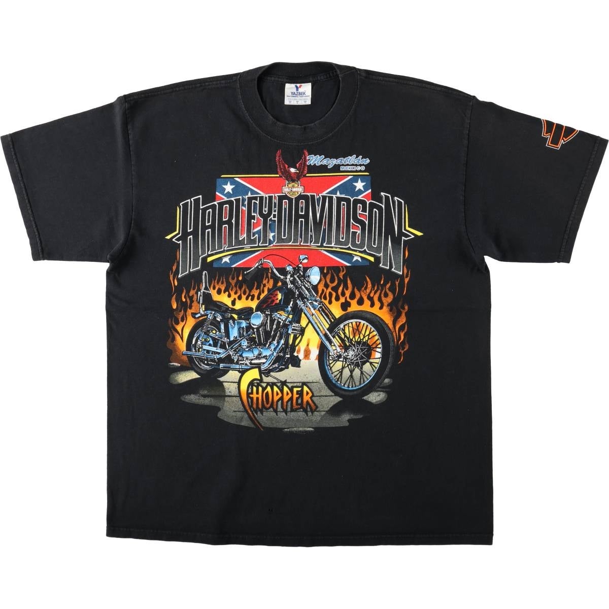 古着 ハーレーダビッドソン Harley-Davidson 鷲柄 イーグル柄