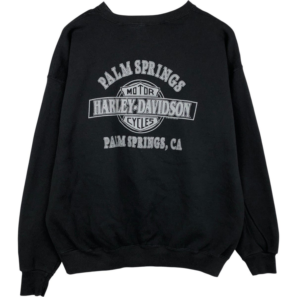 90s USA製 ハーレーダビッドソン イーグル スウェット L 古着 90年代 ハーレーダビッドソン Harley-Davidson 鷲柄 イーグル柄