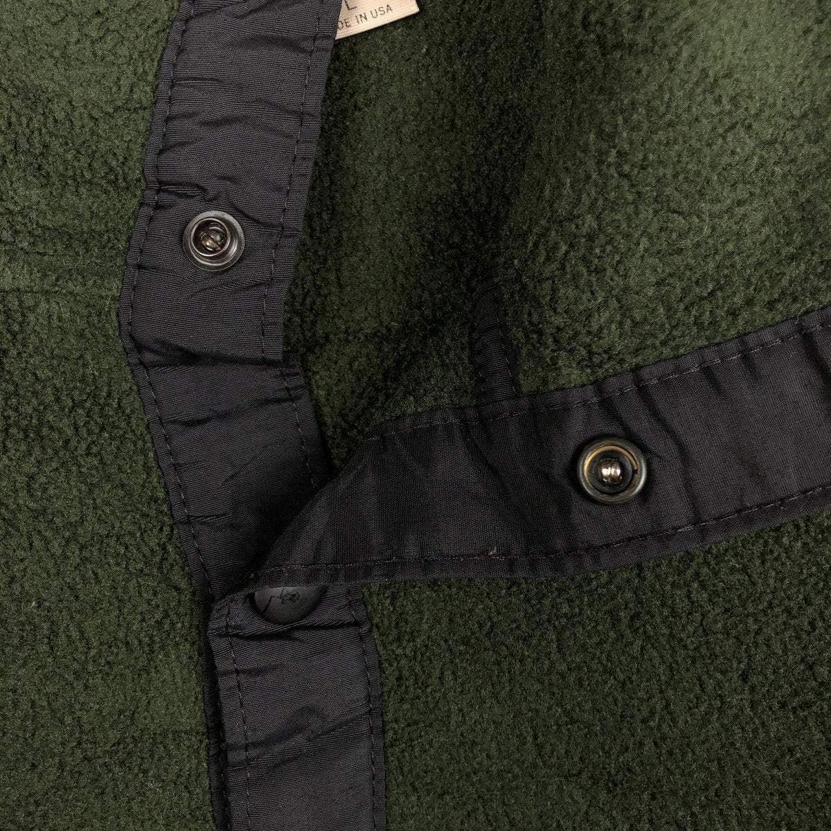 古着 90～00年代 ウールリッチ WOOLRICH ハーフスナップ フリースプル