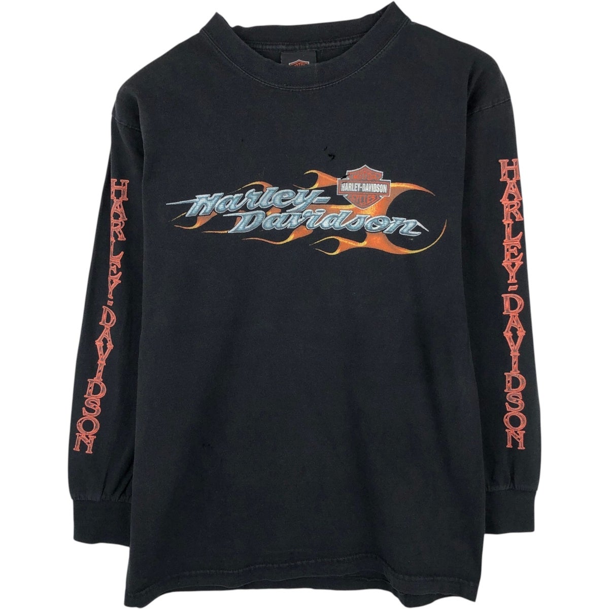 古着 ハーレーダビッドソン Harley-Davidson ファイヤーパターン