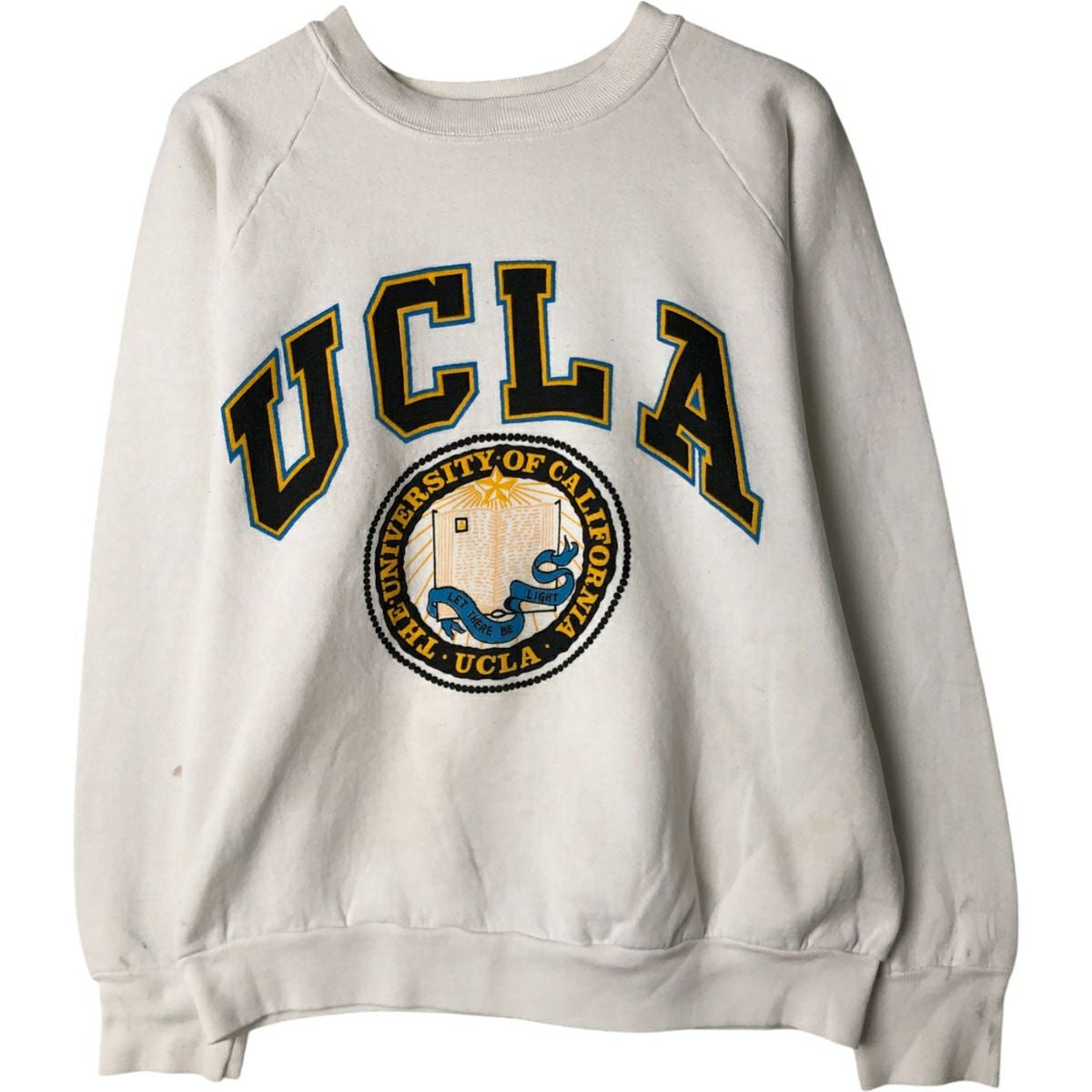 古着 50年代 UCLA カリフォルニア大学 ロサンゼルス校 Vネック コットンニットセーター メンズS相当 ヴィンテージ/eaa601763 古着 50年代 UCLA カリフォルニア大学 ロサンゼルス校 Vネック