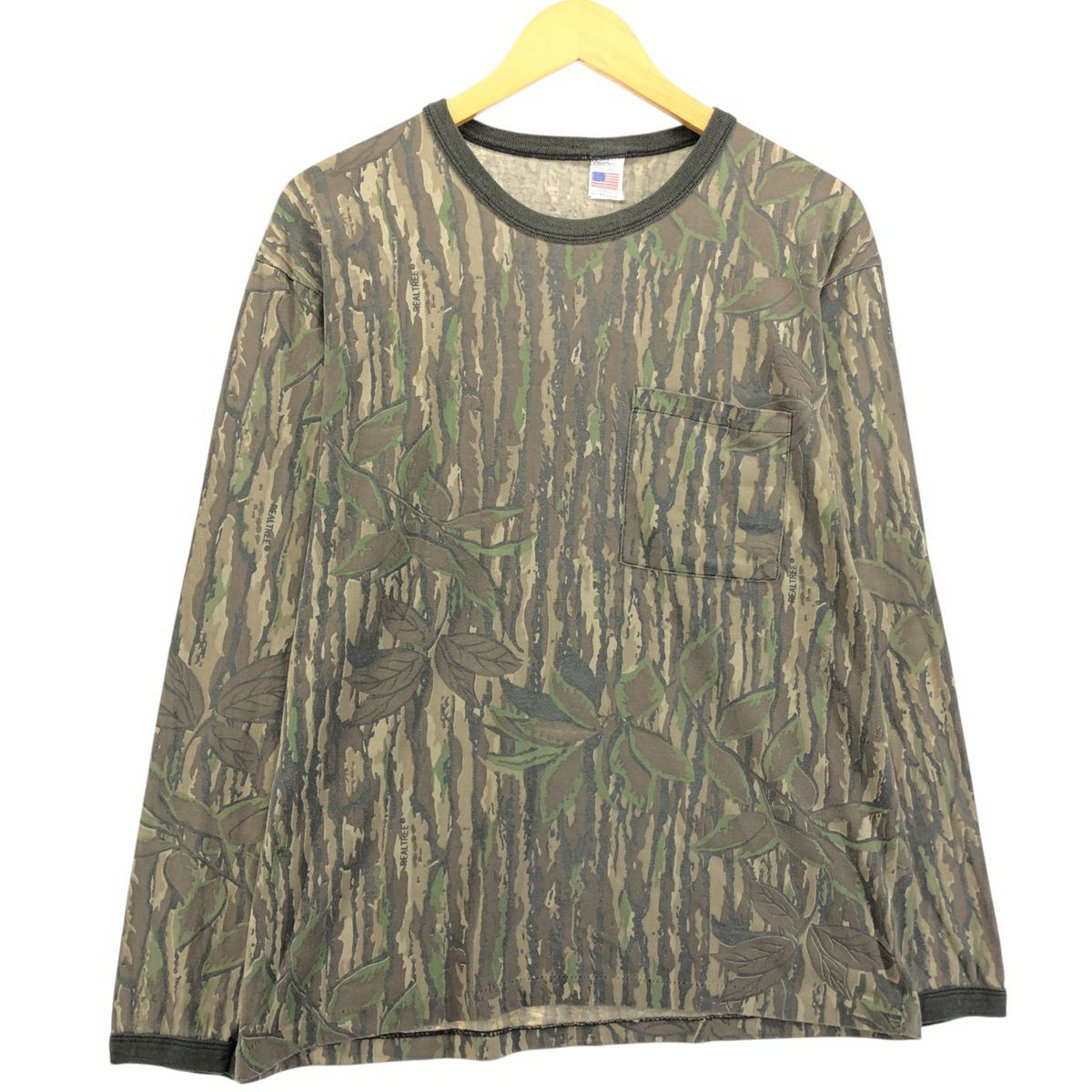 古着 ～90年代 Ranger リアルツリーカモ ロングTシャツ ロンT USA製