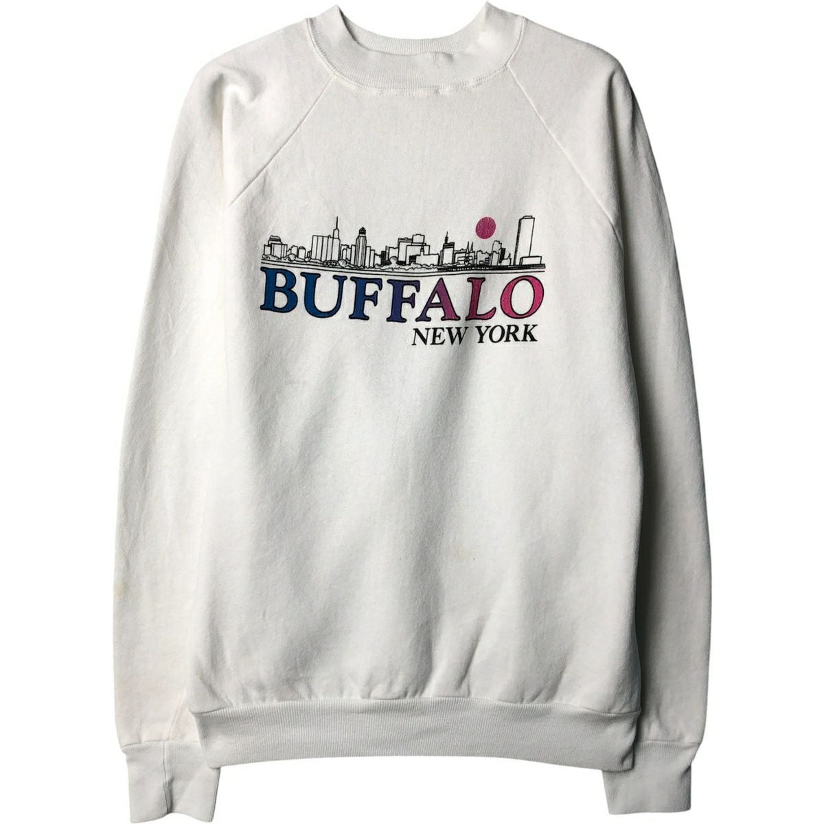 古着 90年代 デルタ DELTA FIFTY-FIFTY プリントスウェットシャツ