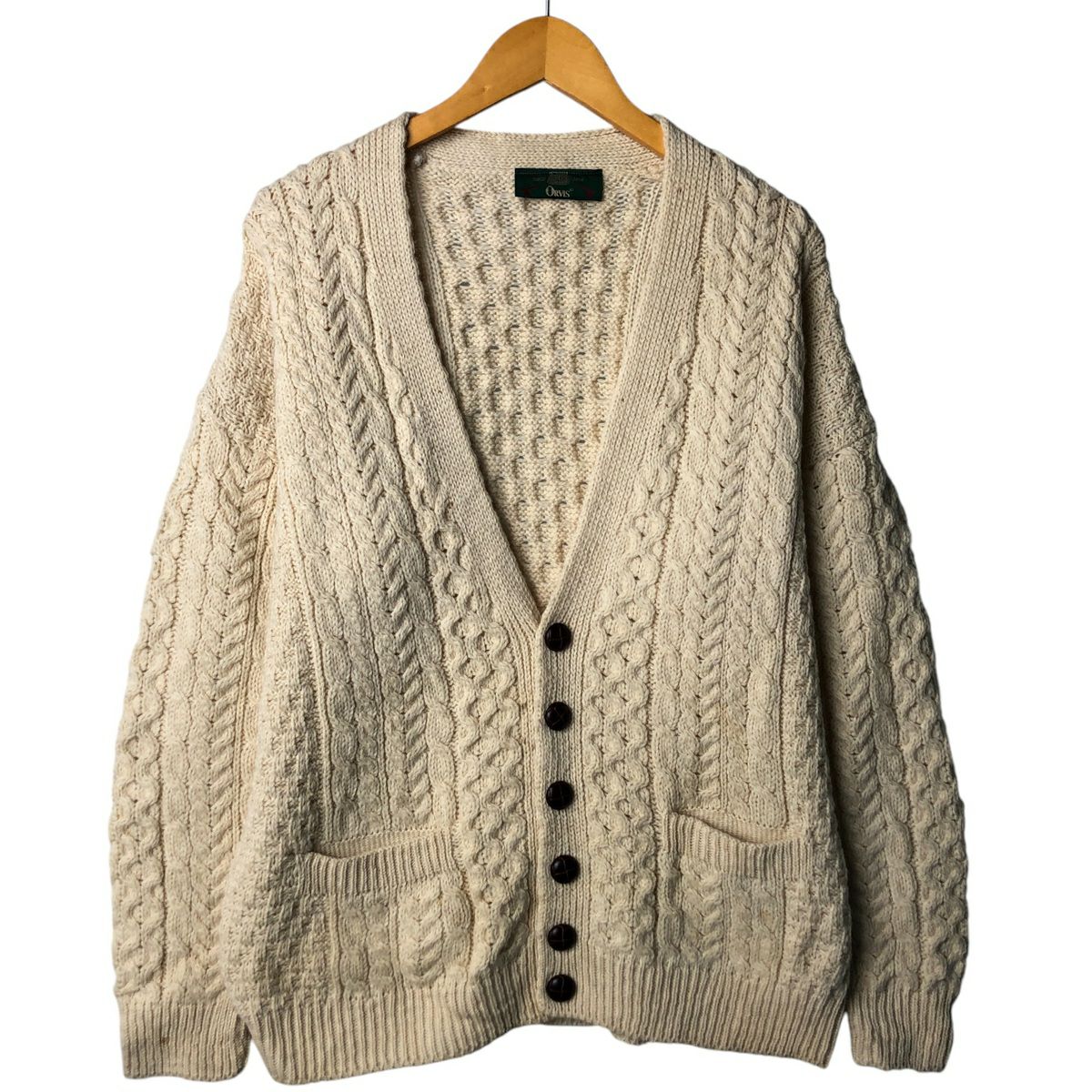 古着 90年代 オービス ORVIS フィッシャーマンアランニット