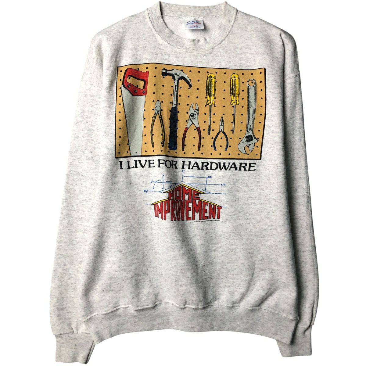 古着 90年代 デルタ DELTA FIFTY-FIFTY プリントスウェットシャツ