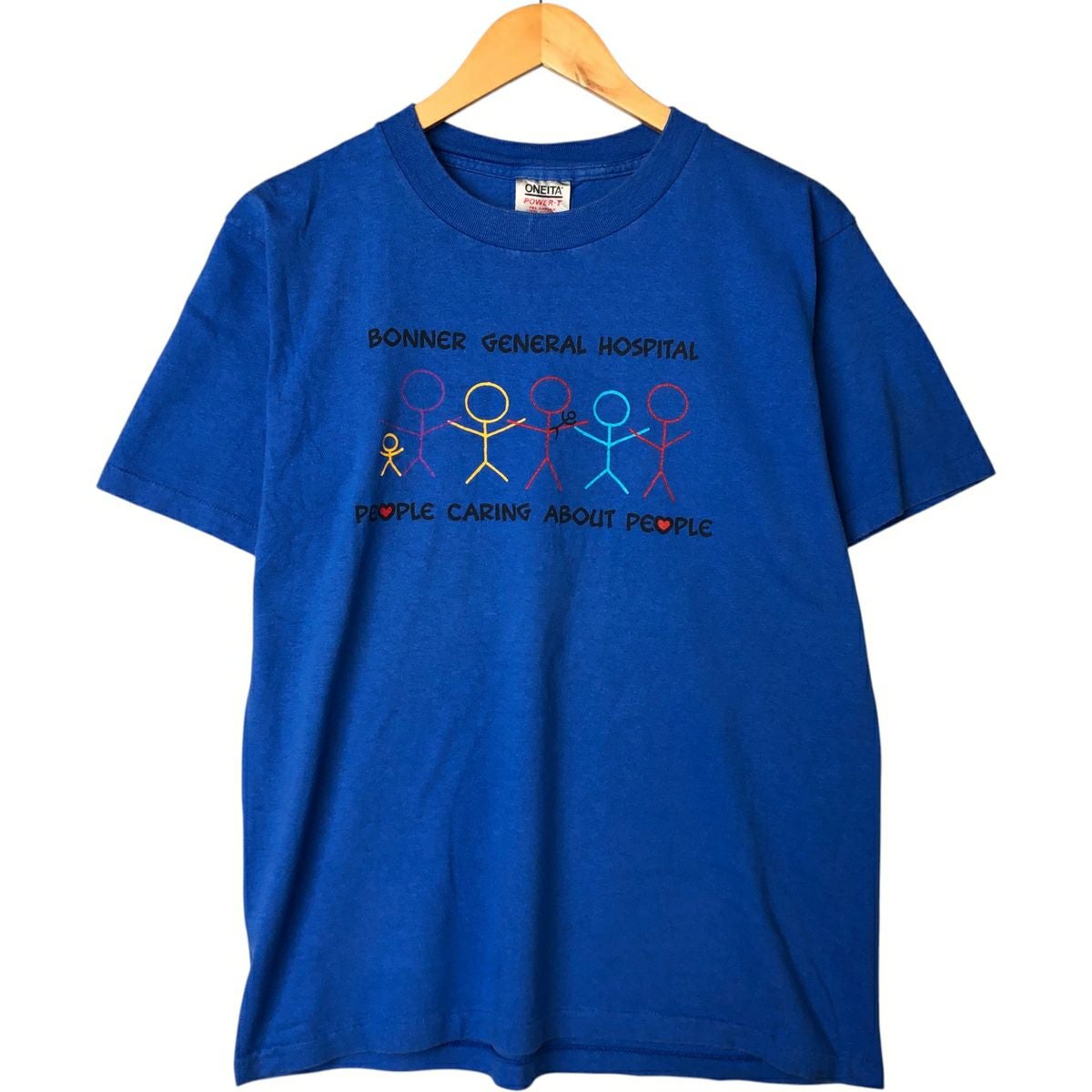 90s ONEITA オニータ Tシャツ ヴィンテージ 古着 90年代 オニータ ONEITA POWER T プリントTシャツ メンズL相当
