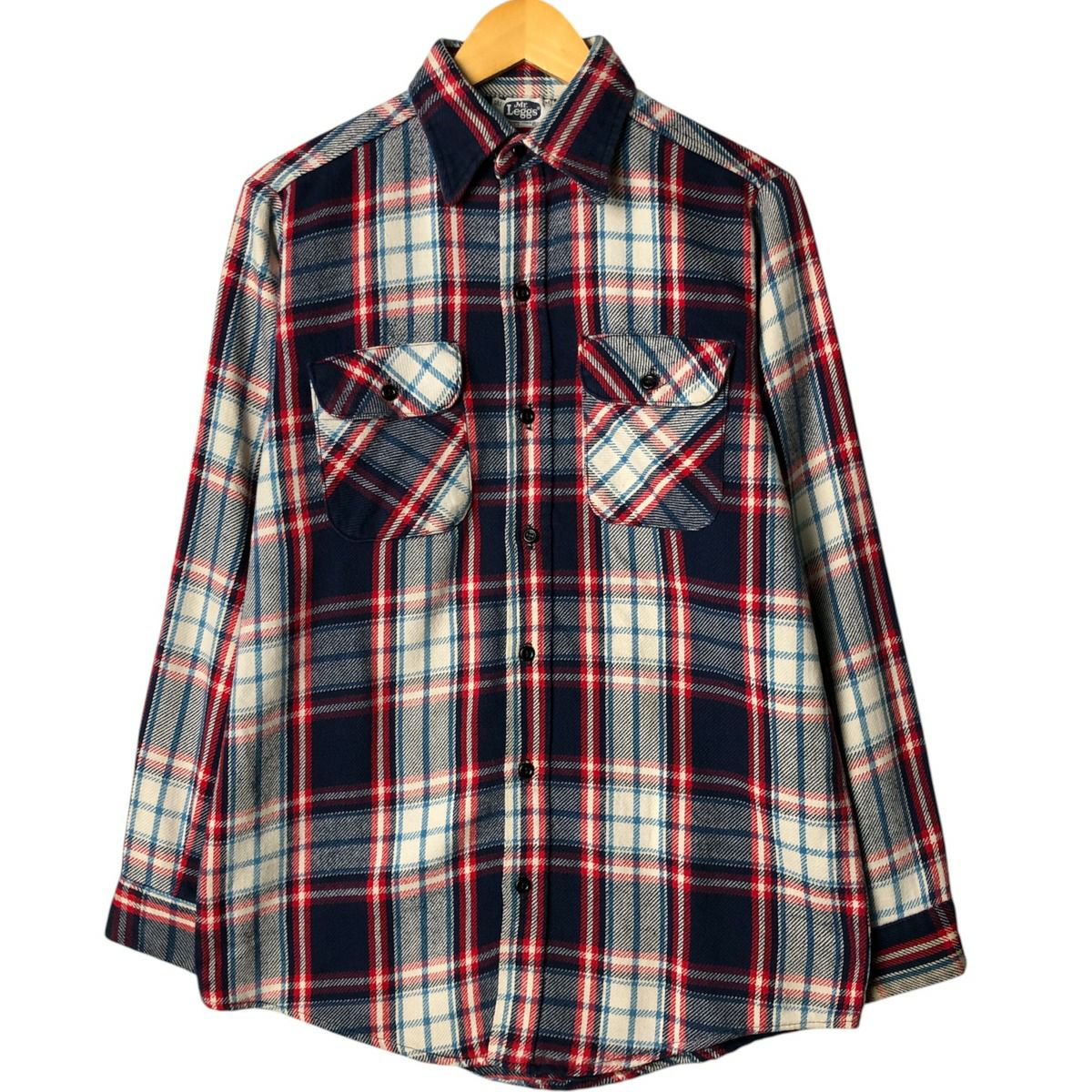 古着 70～80年代 ミスターレッグス Mr.Leggs 長袖 ヘビーネルチェック