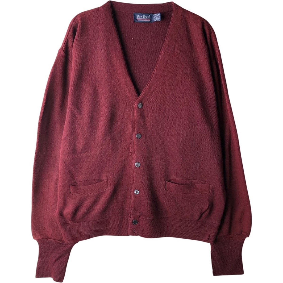 古着 60～70年代 CAMPUS ウールニットカーディガン USA製 メンズM相当