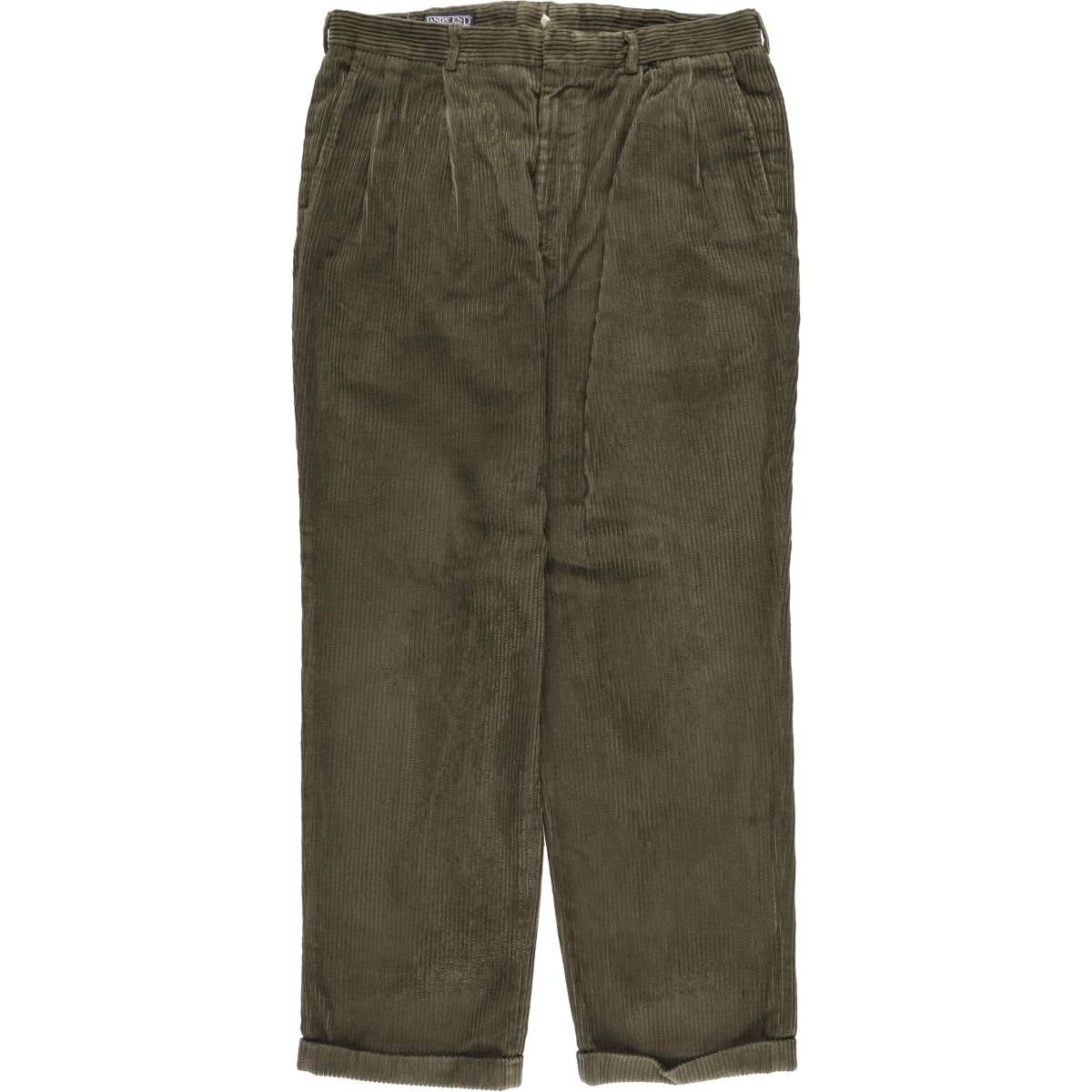 古着 80～90年代 ランズエンド LANDS END ウールパンツ スラックス USA