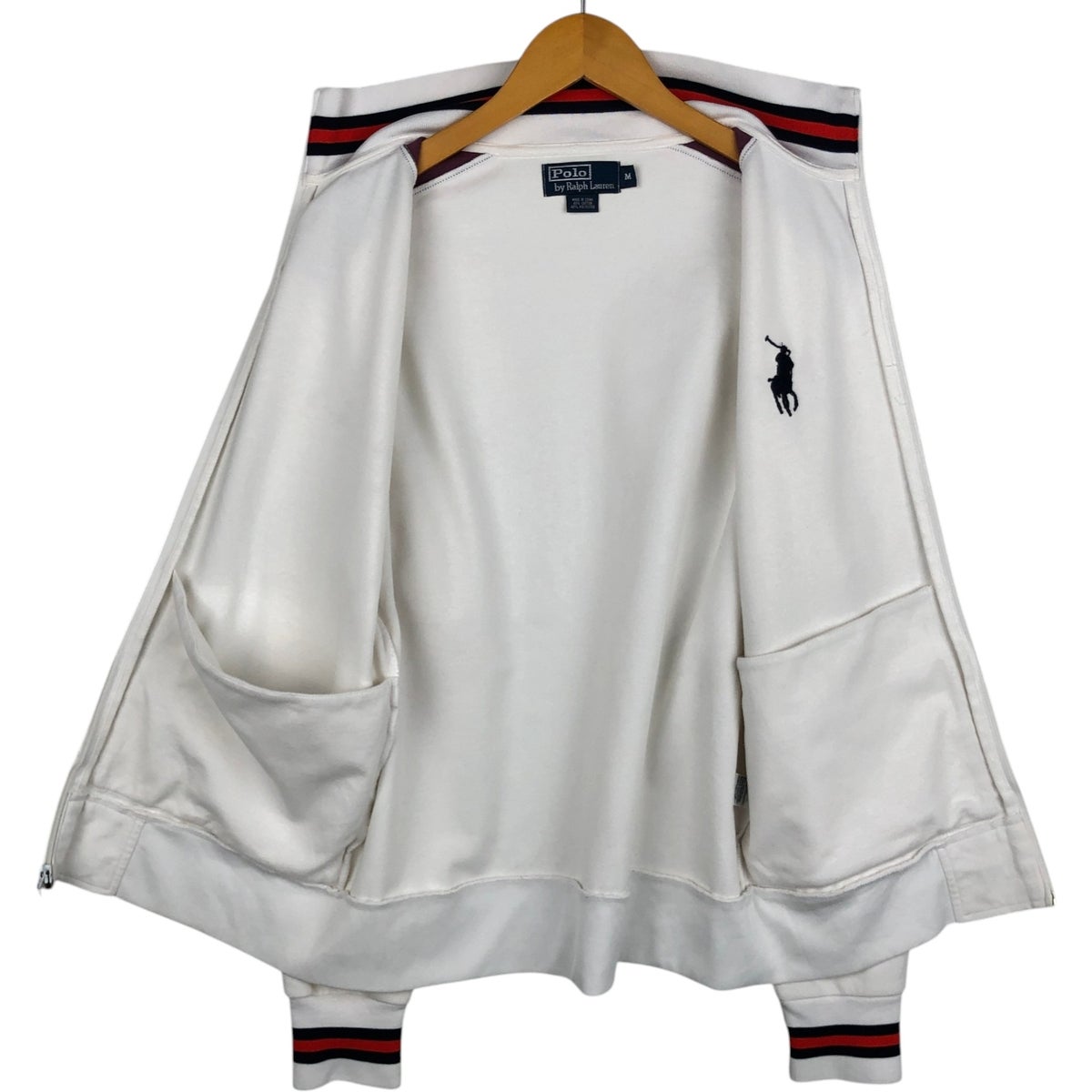 古着 ラルフローレン Ralph Lauren POLO by Ralph Lauren コットンジャージ メンズM相当/eaa611968 古着 ラルフローレン Ralph Lauren POLO by Ralph Lauren コットン