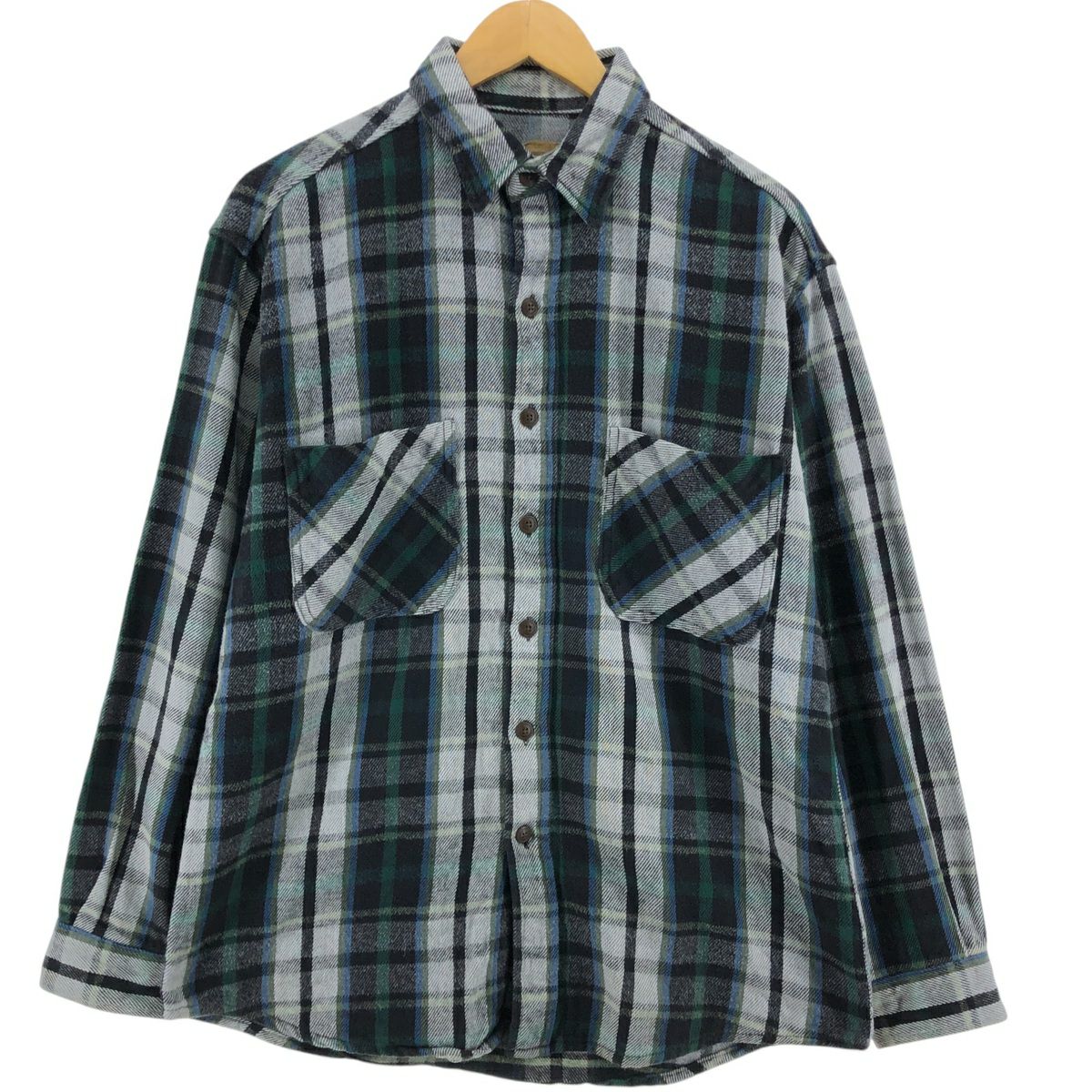 古着 00年代 セントジョンズベイ ST JOHNS BAY オンブレチェック 長袖