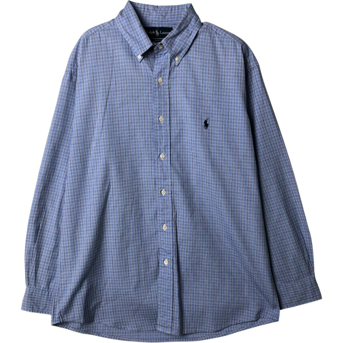 古着 ラルフローレン Ralph Lauren BLAKE 長袖 ボタンダウンシャツ